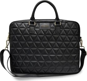 GUESS Quilted taška pre notebook 15 čierna / EKO koža (3700740469323)