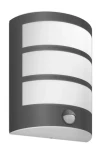 Philips Python IR 6W antracit / LED vonkajšie nástenné svietidlo s pohybovým čidlom / 600lm / 2700K / IP44 / vr. zdroje (SKL000396636)