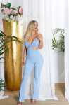 Sexy Spaghetti Strap Jumpsuit with Cut-Outs Einheitsgroesse