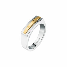 Trussardi Módny oceľový bicolor prsteň T-Steel TJAXV440 61 mm