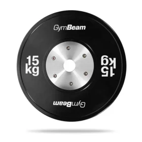 Gumový kotúč Competition Bumper - GymBeam (čierna) (64681-3-15kg)