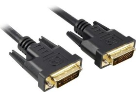 PremiumCord DVI-D prepojovací kábel, dual-link, DVI (24 +1), MM, 2m (8592220000233)