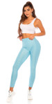 Trendy High-Waist Leggings grey S/M