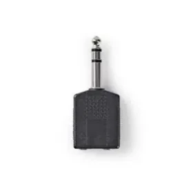 Nedis Stereo audio adaptér jack 6.35 mm (M) - 2x jack 6.35 mm (F) 10 ks čierna (CAGP23940BK)