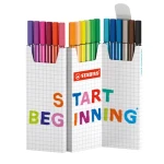 STABILO® Pen 68 - 18er Zick-Zack deskset - 18 rôznych farieb (6818/8)