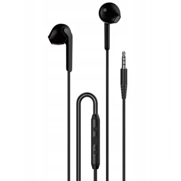 Dudao X3 drôtové slúchadlá do uší čierna / s mikrofónom / 3.5 mm jack (204523)