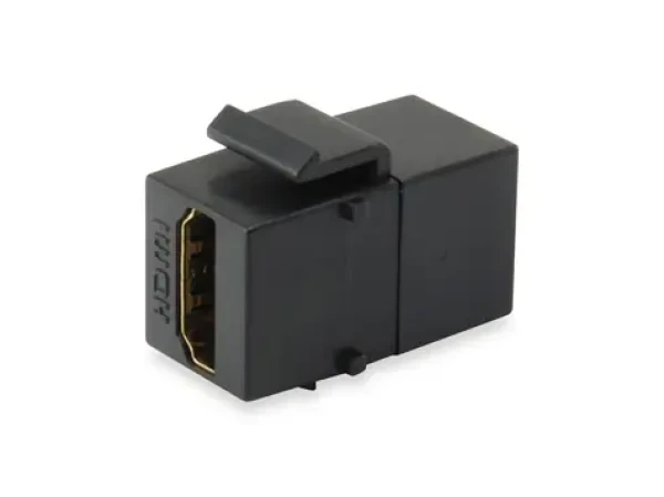 Equip Keystone konektor HDMI-HDMI čierna / Keystone modul / pozlátené kontakty / 8 ks (769402)