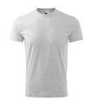Ťažké unisex tričko svetlo šedé XL