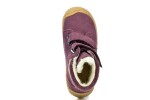 Ricosta Nico fialové zimné barefoot topánky 26 EUR