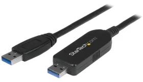 StarTech PCLINQ čierna / Dátový kábel / USB-A - USB-A / USB 3.0 / 5 Gbps / 1,8 m (USB3LINK)