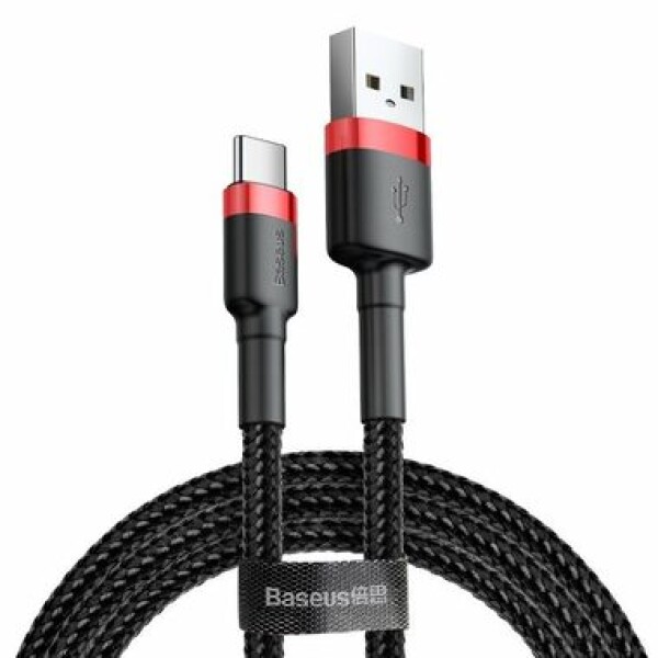 Baseus CATKLF-C91 kábel USB-A na USB-C 2m čierna / 2A (CATKLF-C91)