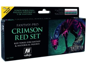 Vallejo Pre Nocturna Set 74103 Crimson Red Set (8)