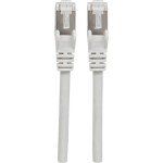 Intellinet 317245 RJ45 sieťové káble, prepojovacie káble CAT 6A S/FTP 5.00 m sivá fóliové tienenie, tienenie pletivom, bez halogénov 1 ks; 317245