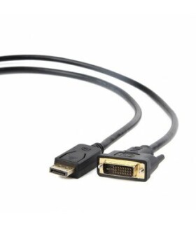 Gembird CC-DPM-DVIM-1M kábel DP na DVI 1m čierna / 1x DisplayPort (M) / 1x DVI 24 +1 (M) (CC-DPM-DVIM-1M)