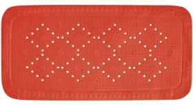Spirella ALASKA protišmyková podložka do vane červená / PVC / 91 x 36 cm