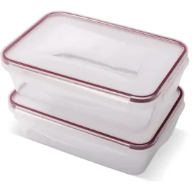 Lamart LT6063 číra / Set dóz na potraviny / 2× 1350 ml / plast / vzduchotesné / -20 až 110 °C (8590669401499)