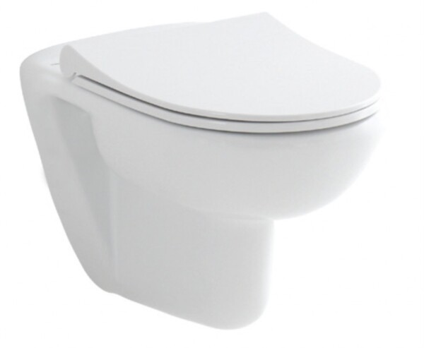 OLSEN SPA - Závesné wc COMPACT RIMLESS so SLIM sedadlom SOFT-CLOSE OLKGKO31DAK0199