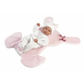 Llorens 63598 NEW BORN HOLČIČKA - realistická bábika bábätko s celovinylovým telom - 35 cm