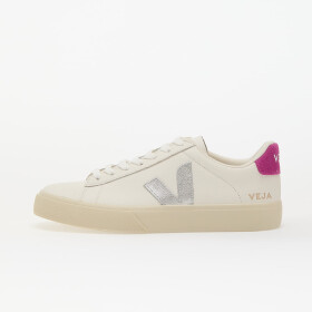 Tenisky Veja W Campo Leather Whi_Silver_Ultraviolet EUR 36