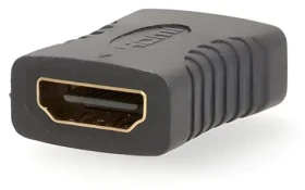 Nedis HDMI spojka antracit / HDMI adaptér / HDMI (F) - HDMI (F) / pozlátené konektory (CVBW34900AT)