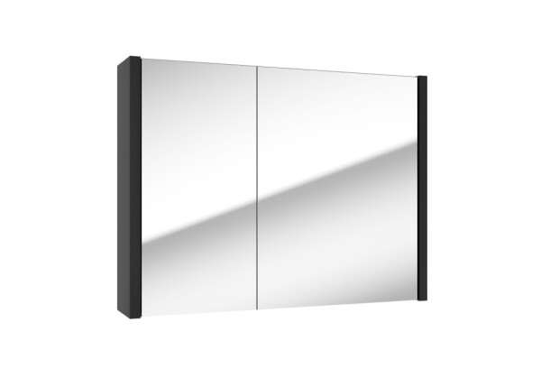 Zrkadlová skrinka SAT Delano 80x60 cm lamino čierna DELANOG80C DELANOG80C