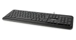 Nedis Multimediálna klávesnica s numerickou klávesnicou / Klávesnica / USB-A / drôtová / QWERTY (KBMU200BKND)