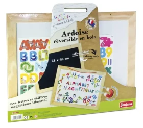 Jeujura Drevená multifunkčná nástenná tabuľa 58x45 cm / od 3 rokov (J8790)