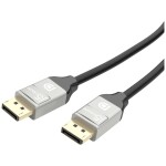 J5create DisplayPort prepojovací kábel Konektor DisplayPort 1.80 m čierna/sivá JDC42 pozlátené kontakty Kábel DisplayPort; JDC42