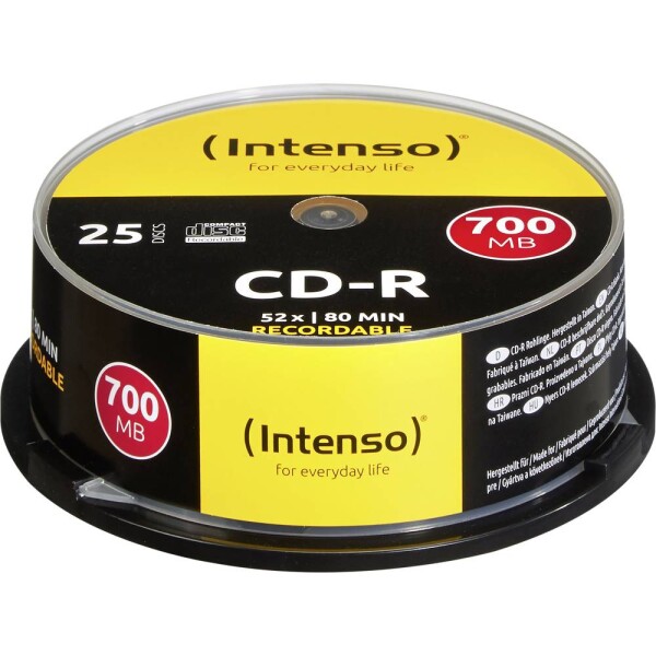 Intenso 1001124 CD-R 80 700 MB 25 ks vreteno; 1001124