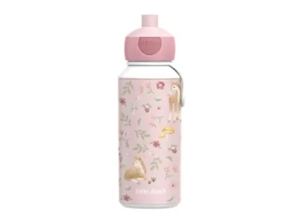 Little Dutch Fľaša na pitie 400 ml Fairy Garden ružová (107410065406LD)