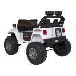 Mamido Elektrické autíčko Extreme Sport 4x4 s premenlivou veľkosťou bielej