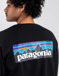 Patagonia M's L/S P-6 Logo Responsibili-Tee® Black XL