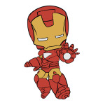 Veselá Stena Drevené vyfarbovacie postavičky Avengers a Groot