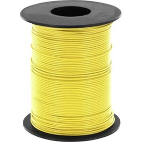 BELI-BECO L125GE25 opletenie / lanko, 1 x 0.25 mm², žltá, 25 m; L125GE25