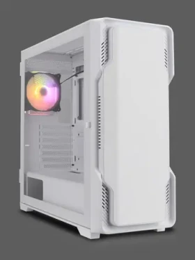 Nanoxia DS-9G-W biela / Počítačová skriňa / Midi Tower / ARGB / USB-C / tvrdené sklo (DS-9G-W)