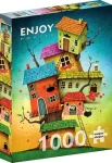 ENJOY Puzzle Rozprávkové domčeky