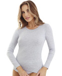 Dámska košieľka Emili Lena farba 2XL-3XL mélange 3xl