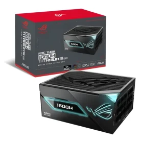 Asus ROG Thor 1600W Titanium III EVO čierna / Zdroj / ATX / 1600W / 80 PLUS Titanium / modulárny / OLED displej (90YE00VB-B0NA00)