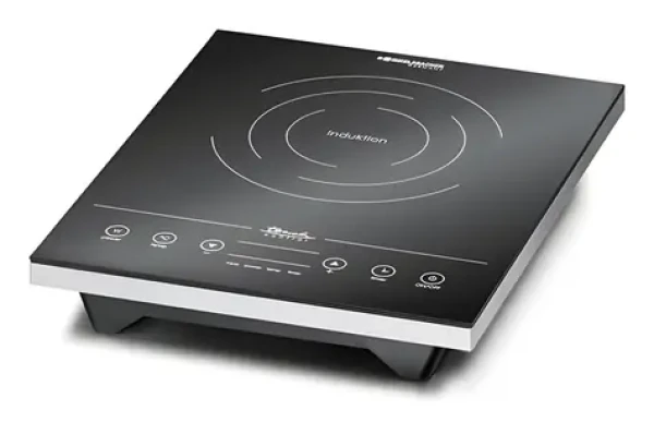 Rommelsbacher CT 2010/IN čierno-strieborná / Indukčný varič / 2000 W / 1 platňa / 10 výkonových stupňov (CT 2010/IN)