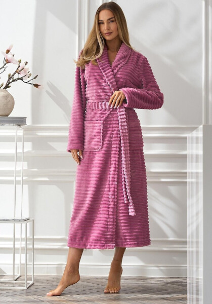 Dámsky župan L&L 2415 XXL fuxia