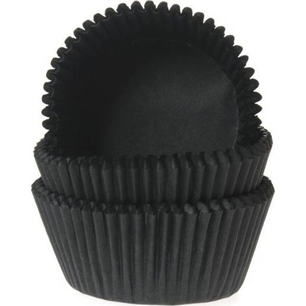 Čierne košíčky na cupcake 1000ks 50x33mm - House of Marie - House of Marie