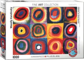 EUROGRAPHICS Puzzle Farebná štúdia štvorcov