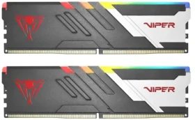 Patriot Viper Venom RGB 32GB (2x16GB) 6000MHz sivá / DDR5 / CL30 / XMP 3.0 / Unbuffered / 1.35V (PVVR532G600C30K)