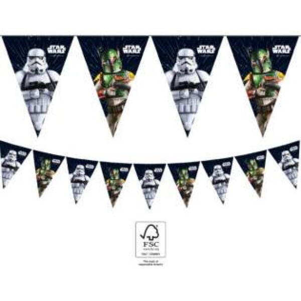 Papierová girlanda Star Wars 2,3 m závěsy - Procos - Procos