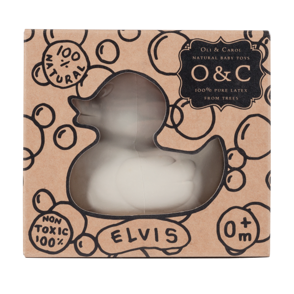 OLI&CAROL hryzatko kačička Elvis the Duck Grey
