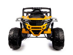 Mamido Mamido Elektrické autíčko Buggy Racing Speed ​​22 žlté | 4x4 | 12V10Ah | 180W | EVA | LED | 2,4 Ghz | ECO koža