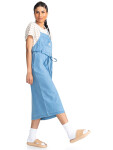 Element APRON DENIM BLEACHED luxusné plesové šaty dlhé - XS