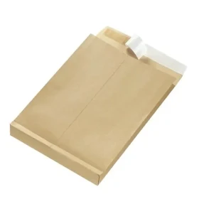 Herlitz Obálka so samolepiacim prúžkom / 25ks / hnedá (797506)