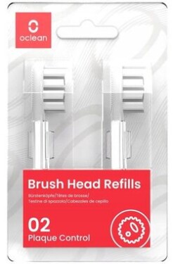 Oclean Plaque Control Brush head P1C10 sivá (2ks) / univerzálna náhradná hlavica pre kefky Oclean (6970810552508)