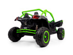 Mamido Mamido Elektrické autíčko Buggy Bumper 66 zelené | 24V | 4x200W | EVA | LED | 2,4 Ghz | ECO koža